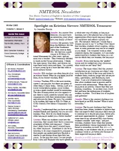 NMTESOL Newsletter Winter 09